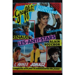 GRAFFITI 14 1985 - Sandrine Bonnaire -  Renaud - Alain Souchon - Michel Jonasz