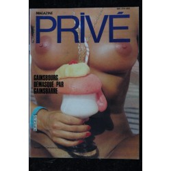 PRIVE 61 1982/10  INTERVIEW  LARRY HAGMAN PHOTO MICHEL MOREAU EROTIC MARTINE BROCHARD NUE