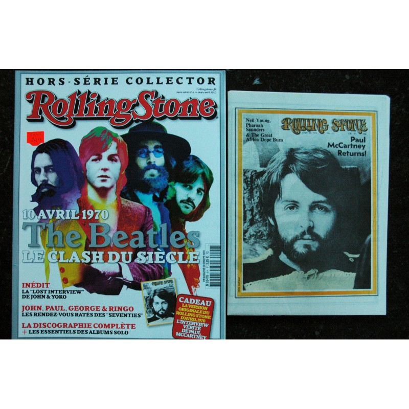 ROLLING STONE HORS-SERIE N°6 MARS-AVRIL 2010 COLLECTOR 10 AVRIL 1970 THE BEATLES