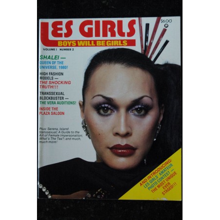 Les GIRLS Boys will be Girls  Vol. 1 n° 2  - 1980 - Shalei queen Universe - Transexual Blockbuster - Adult Erotic