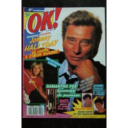 OK ! âge tendre 702 1989 06 - JOHNNY HALLYDAY SAMANTHA FOX PHILIPPE SWAN BOOM BOOM TEQUILAS
