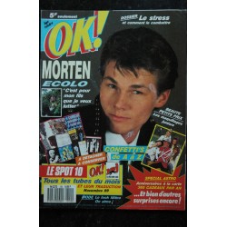OK ! âge tendre 734 FEVRIER 1990 COVER PATRICIA KAAS FRANCOIS FELDMAN ROCH VOISINE MINI POSTER BIG FUN