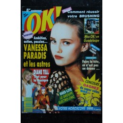 OK ! âge tendre 782 1991  VANESSA PARADIS Cover + INTERVIEW DIANE TELL - Roch Voisine