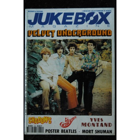 JUKEBOX  55   1992 01 - Velvet Underground Shadows Yves Montand Mort Shuman  - Poster Beatles - 84 pages