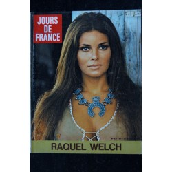 JOURS DE FRANCE   970 1973 07 Raquel Welch - Charles Aznavour - Israel - La Rose d'Or Antibes - 124 pages