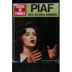 JOURS DE FRANCE   982  1973 10  Edith PIAF 10 ans déjà - Fernand Raynaud - J Lemmon - Scherrer Laroche (- Salon Auto - 248 pages