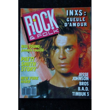 ROCK & FOLK 254  CHRISTIANS  SPRINGSTEEN  PINKFLOYD Michael JACKSON
