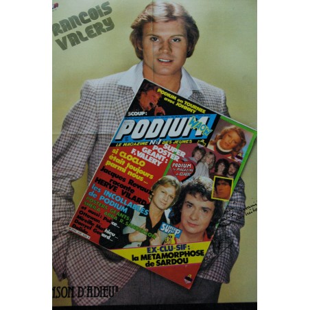 PODIUM HIT 110 AVRIL 1981 JOHNNY HALLYDAY DALIDA SARDOU MICHEL + POSTERS RICHARD SANDERSON SHEILA FRANCOIS VALERY PODIUM HIT 110 AVRIL 1981 JOHNNY HALLYDAY DALIDA SARDOU MICHEL + POSTERS RICHARD SANDERSON SHEILA FRANCOIS VALERY