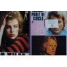 PODIUM HIT 125   juillet 1982  manque 1 poster *  Romy SCHNEIDER SARDOU JOHNNY SHEILA Sylvie VARTAN DAniel AUTEUIL