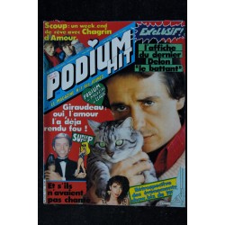 PODIUM HIT 132  1983 02 COMPLET  Chagrin d'amour  GIRAUDEAU  DELON GOLDMAN JOHNNY