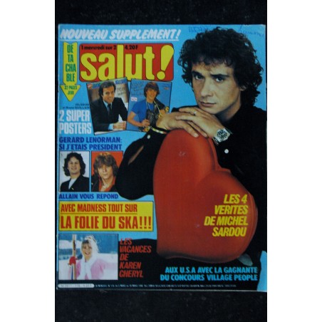 Salut ! 116  5 au 18 mars 1980 Sardou - Lenorman - Karen Cheryl - le SKA - Julio Iglesias