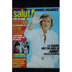 Salut ! 124  25 juin au 8 juil. 1980  Johnny  - Balavoine - Vilard - Jacno - Renaud - Cabrel - Jairo