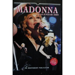 MADONNA CALENDAR CALENDRIER 2009 AN INDEPENDENT PUBLICATION