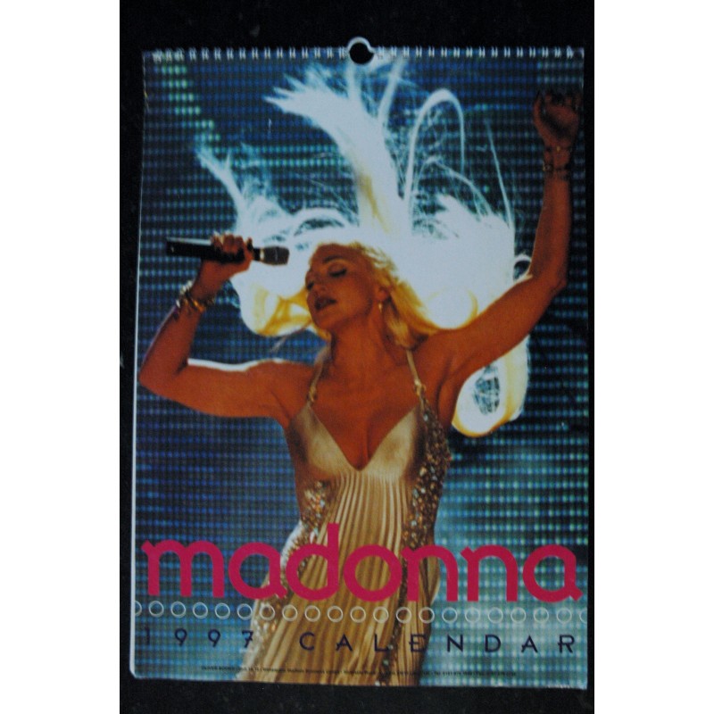 MADONNA CALENDAR CALENDRIER 1997 OLIVER BOOKS