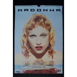 MADONNA CALENDAR CALENDRIER 1993 PUBLISHED AND PRINTED BY LANDMARK CALENDRS