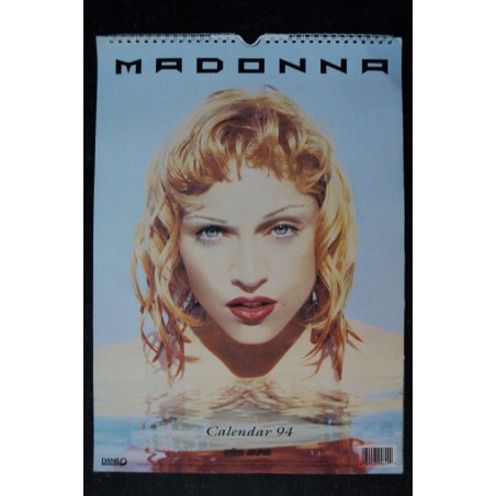 MADONNA CALENDAR CALENDRIER 1993 PUBLISHED AND PRINTED BY LANDMARK CALENDRS