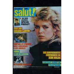 SALUT ! 247 MARS 1985 COVER PRINCE + 4 PAGES INDOCHINE KIM WILDE SOPHIE MARCEAU