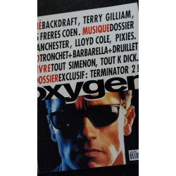 OXYGEN n° 1  -  Terminator 2 - Coen - Manchester - Lloyd Cole - Tronchet Barbarella Druillet - 130 pages