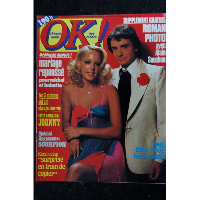 OK ! âge tendre  41  -  25 au 31 oct. 1976  *  Michel Sardou - Johnny - Sheila - Alain Souchon