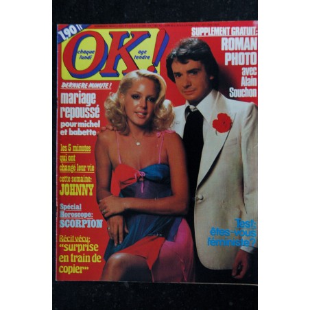 OK ! âge tendre  41  -  25 au 31 oct. 1976  *  Michel Sardou - Johnny - Sheila - Alain Souchon