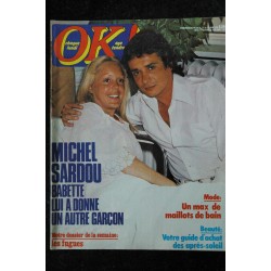 OK ! âge tendre 126  - 12 au 18 juin 1978  *  M Sardou - Patrick Juvet - M Myriam P Sebastien - Mort Shuman - David Bowie