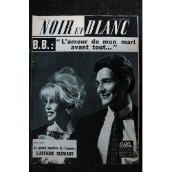 NOIR ET BLANC  809  * 2 septembre 1960  *    Brigitte Bardot - l'amour de mon mari avant tout... L'affaire Blémant
