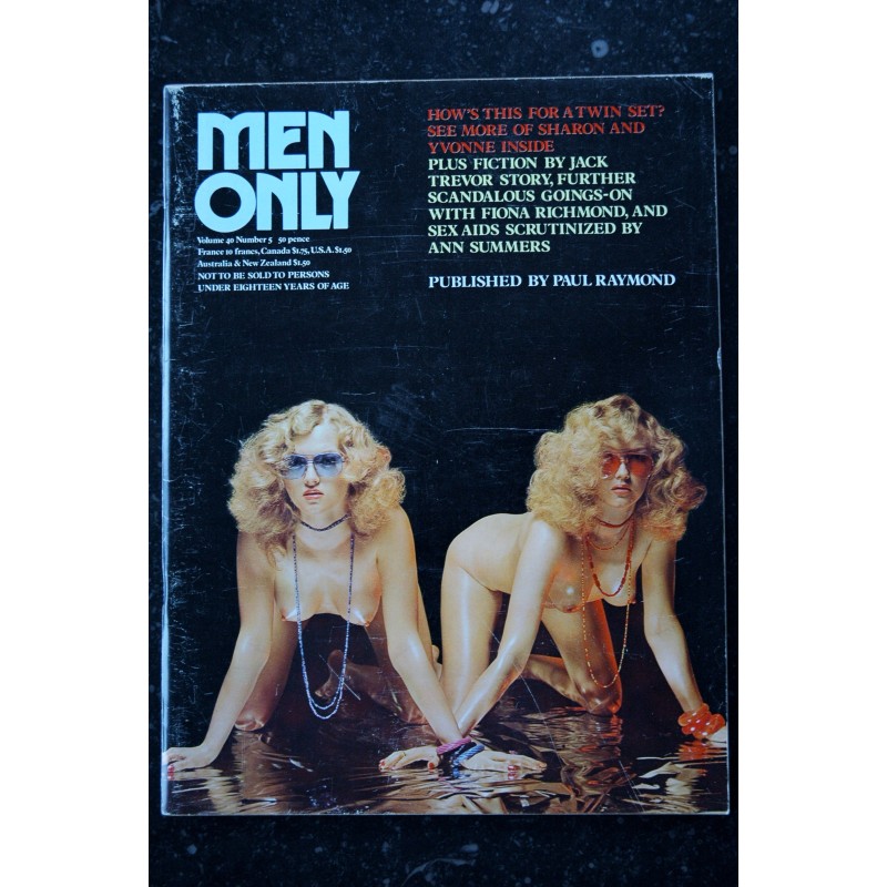 MEN ONLY 39/12 BECKY FINCH PHOTO CLIVE McLEAN BRIAN O'HANLON & AMNON BAR-TUR NUS