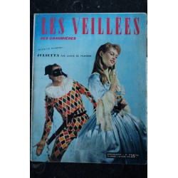 Les Veillées des Chaumières n° 20 - 20 mars 1954 - Brigitte Bardot Cover - RARE - 36 pages