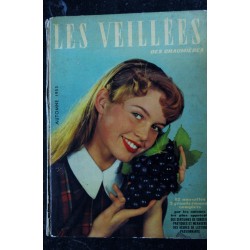 Les Veillées des Chaumières 1953 automne -  Brigitte Bardot Cover - RARE - 12 numéros de  36 pages