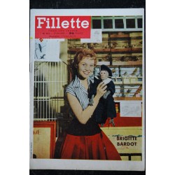 Fillette n° 452  *  1955 03 * Brigitte Bardot cover + 2 pages
