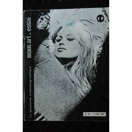 dossiers art et essais n° 28  *  1967 07 *  BRIGITTE BARDOT cover +4 p. - dans A coeur Joie