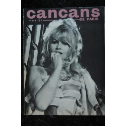 cancans de Paris  n°  7  * 1965 12 *  Brigitte Bardot Cover + 2 p.