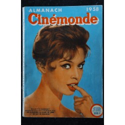 Cinémonde Almanach 1958 - Brigitte BARDOT - Elisabeth Taylor - Eddie Constantine ... 164 pages