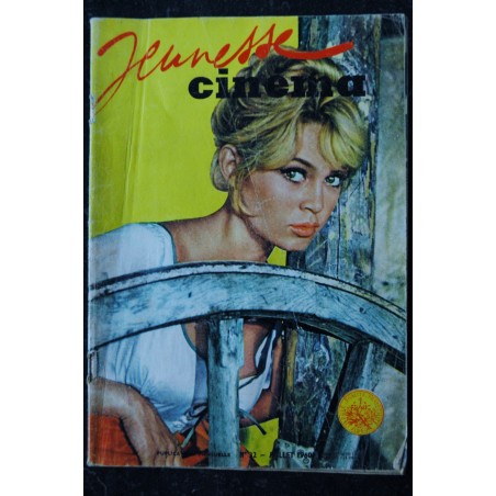 Jeunesse Cinéma  32 1960 07 Bardot Brunel Bergman Montand Moreau Lynley JC Pascal R. Schneider Brando