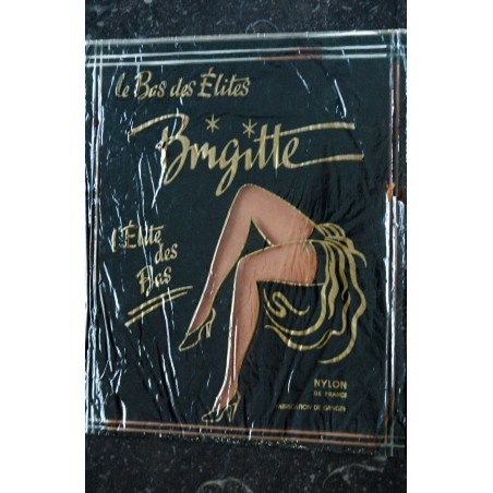 Brigitte - Le Bas des Elites - LElite des Bas - Véritable bas nyulon Vintage Brigitte - Le Bas des Elites - LElite des Bas - Véritable bas nyulon Vintage