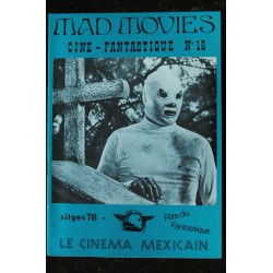 Ciné Fantastique MAD MOVIES  n° 18 1979 03 * RARE  *   Santo contra la hija de Frankenstein - Le bal des vampires -