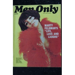 MEN ONLY 1970 06  - TRES RARE VINTAGE  - Marty Feldman - Fabienne dali - Justine Jay - Melle Blake - Daniela Delarge