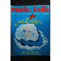 ROCK & FOLK 059 1971 DEC COVER JOE COCKER MILES DAVIS ALICE COOPER FRANK ZAPPA GENE VINCENT JACQUES HIGELIN PETER FONDA