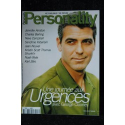 Personality  8  1998 09  George Clooney - Aniston Berling Campbell Kiberlain Nouvel Scott Thomas Shurik'n Wyle Zero