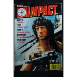 MAD MOVIES IMPACT 17 1988 COVER SYLVESTER STALLONE RAMBO III L'OURS FREDDY IV MOONWALKER MICHAEL JACKSON ROGER RABITT LORDS