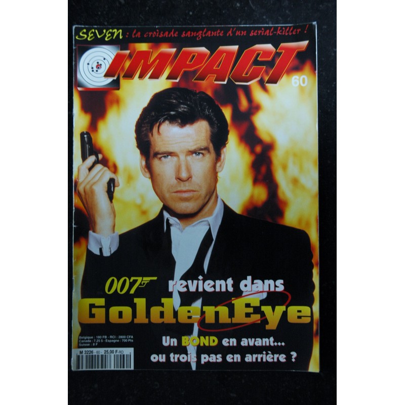 MAD MOVIES IMPACT 95/60  007  GOLDEN EYE  SEVEN  SHOWGIRLS Elizabeth BERKLEY Ian FLEMING