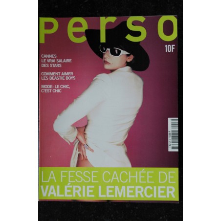 Perso  3  1999 05  Valérie Lemercier Cover + 8 p. - Gad Elmaleh Sharleen de T Beastie Boysexas Clint Eastwood