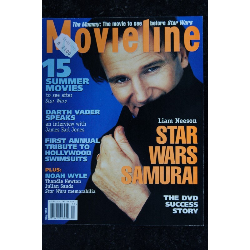 Movieline 1999 05  Liam Neeson Star Wars Samurai - Darth Vader Noah Wyle Thandie Newton