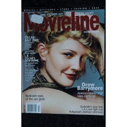 Movieline 2001 10  Drew Barrymore Cover + 6 p. - Clooney Crowe Cruise Diaz DiCaprio