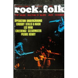 ROCK & FOLK 037 1970 FEVRIER LES WHO CROSBY STILLS & NASH CREEDENCE CLEARWATER PIERRE HENRY GUY BEART FRANK ZAPPA UNDERGROUND