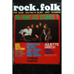 ROCK & FOLK 008 n° 8 JUIN 1967 COVER SONNY & CHER MICK JAGGER JOE DASSIN JIMI HENDRIX SCRAMIN JAY HAWKINS LES TROGGS RAY CHARLES