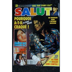 SALUT ! M4768 158 1993 11  Michael Jackson Take That Sebastien roch Fanny à Beverly Hills