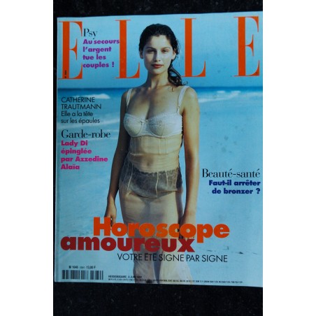 ELLE 2684 9 juin 1997 Laetitia Casta Cover - Catherine Trautmann Lady Dien Alaïa Jil Sander - 150 pages ELLE 2684 9 juin 1997 Laetitia Casta Cover - Catherine Trautmann Lady Dien Alaïa Jil Sander - 150 pages
