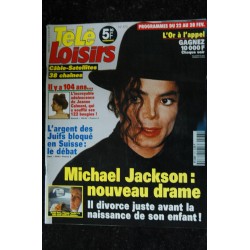 TELE LOISIRS 573  Michael Jackson Cover + 2 p. - M Jobert - D Datrrieux - Denise Virieux - 17 au 23 février 1997