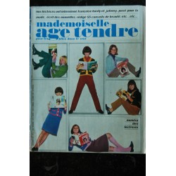 mademoiselle age tendre n°  13  1965 11 Johnny Hervé Vilard Christophe Françoise Hardy Chantal Goya